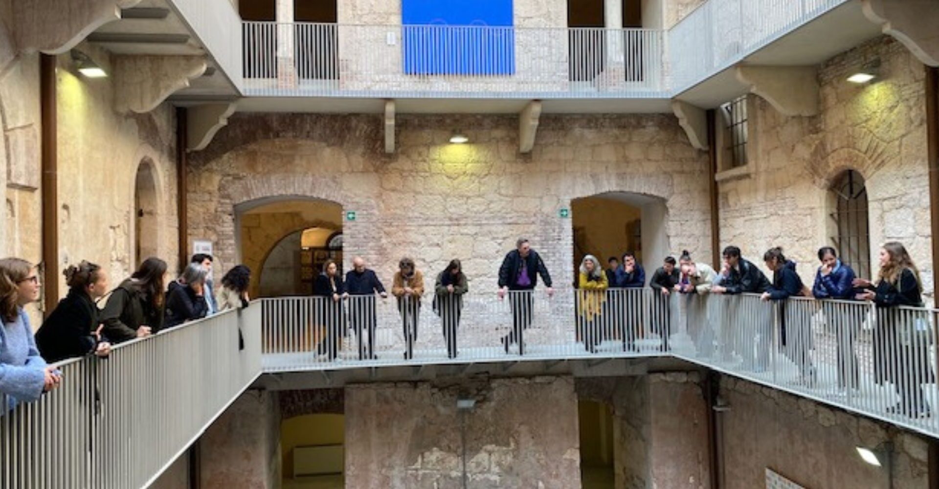 Lo staff di Museion a Santa Marta