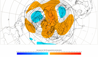 1-8 dicembre, scenario Ecmwf