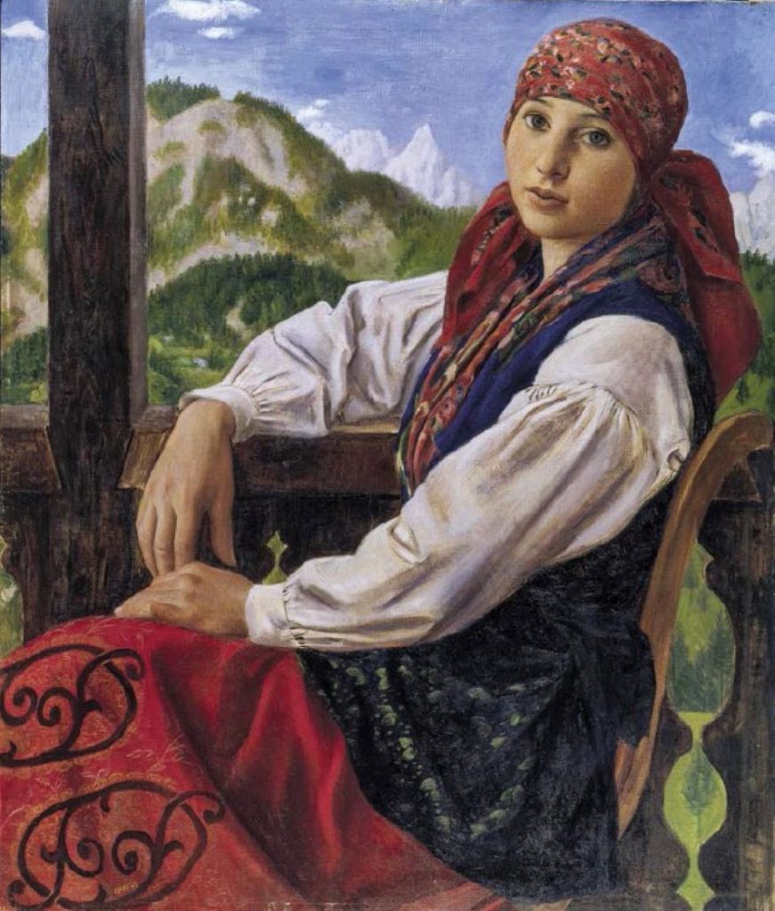 Ubaldo Oppi, Ragazza cadorina