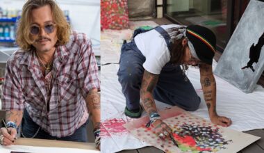 Johnny Depp artista visionario, i suoi quadri in mostra in Italia