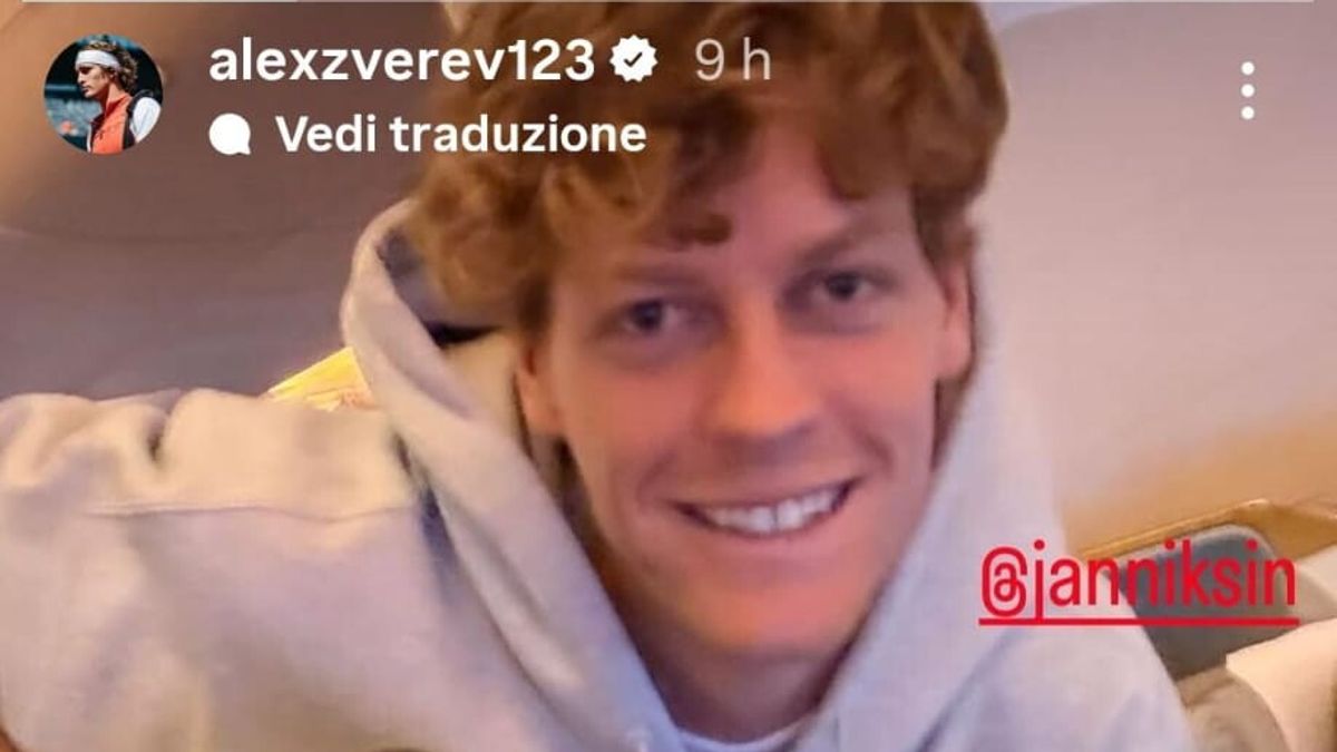 Sinner-Zverev, ancora loro: l'incontro in aereo in direzione Maldive - Sportmediaset