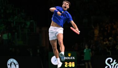 Flavio Cobolli festeggia il trionfo in Coppa Davis: "Mio nonno me l'ha rubata, con Munar ho temuto la figuraccia" - Sportmediaset