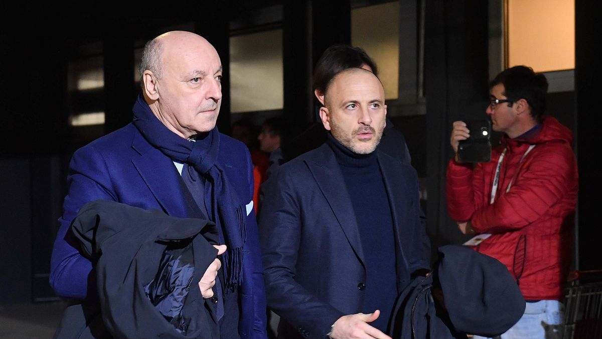 Marotta e Ausilio negli spogliatoi per parlare con Chivu dopo la sconfitta 