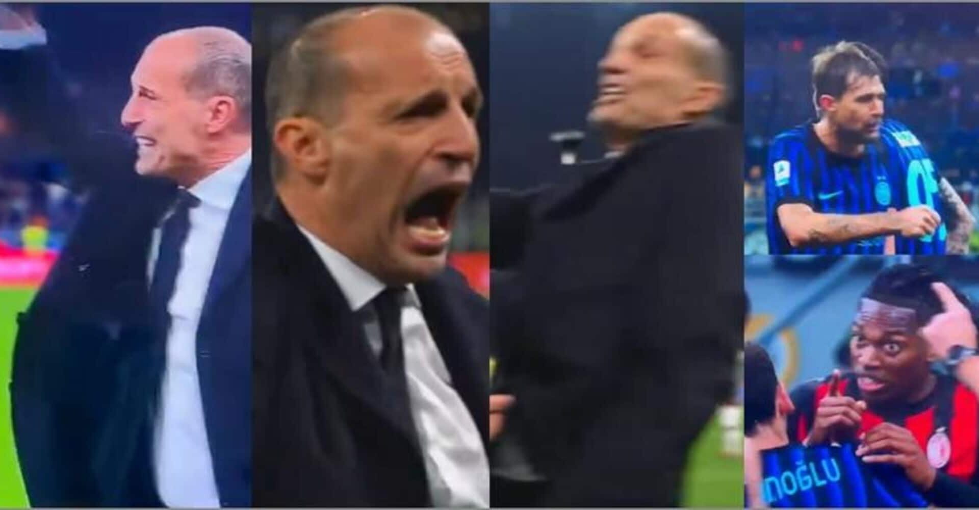 Pagina 2 | Allegri show in Inter-Milan: "Barella fa l'attore. Fischia li mort...". Acerbi a Leao: "Ti stacco il dito"
