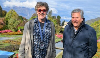 Il fotografo britannico Michael Kenna a caccia dello scatto perfetto a Villa Taranto