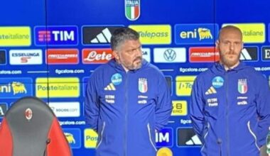 Il giornalista norvegese chiede a Gattuso e Dimarco se l'Italia può vincere 9-0: loro reagiscono così