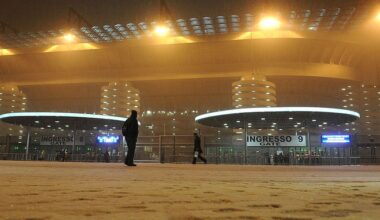 Rischio neve per Inter-Milan, San Siro potrebbe imbiancarsi come nel 2013