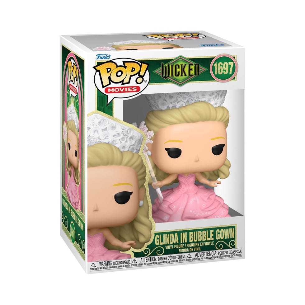 Funko Pop! Movies: Wicked - Glinda in Bubble Gown - Figura in Vinile da Collezione - Idea Regalo - Merchandising Ufficiale - Giocattoli per Bambini e Adulti - Figura da Collezione e da Esposizione