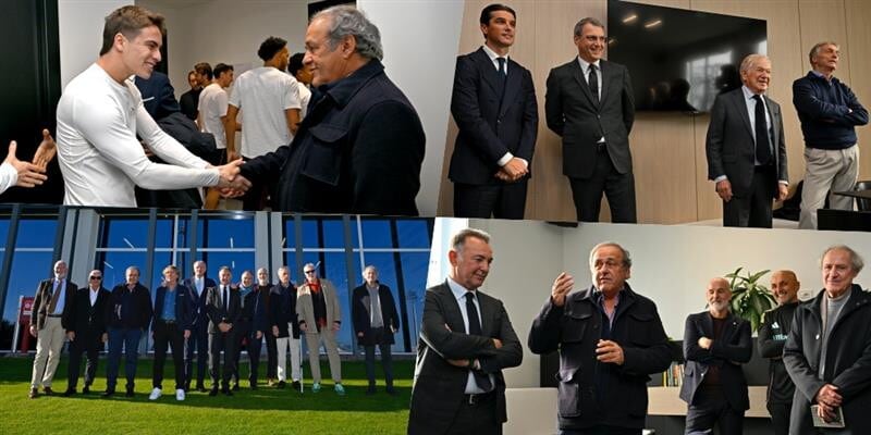 Juve, i giocatori in partenza tra abbracci e selfie dopo la vittoria Champions contro il Bodo Glimt