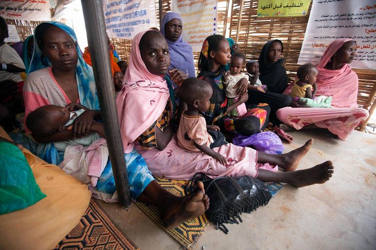 Il campo Zam Zam in Dafur del Nord, Sudan