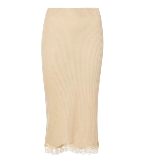 Gonna midi in misto seta Gonna midi in misto seta