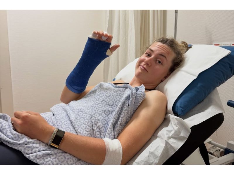 BACKSTEDT CADE IN ALLENAMENTO E POSTICIPA LA STAGIONE DEL CICLOCROSS «IL CASCO MI HA SALVATO LA VITA »