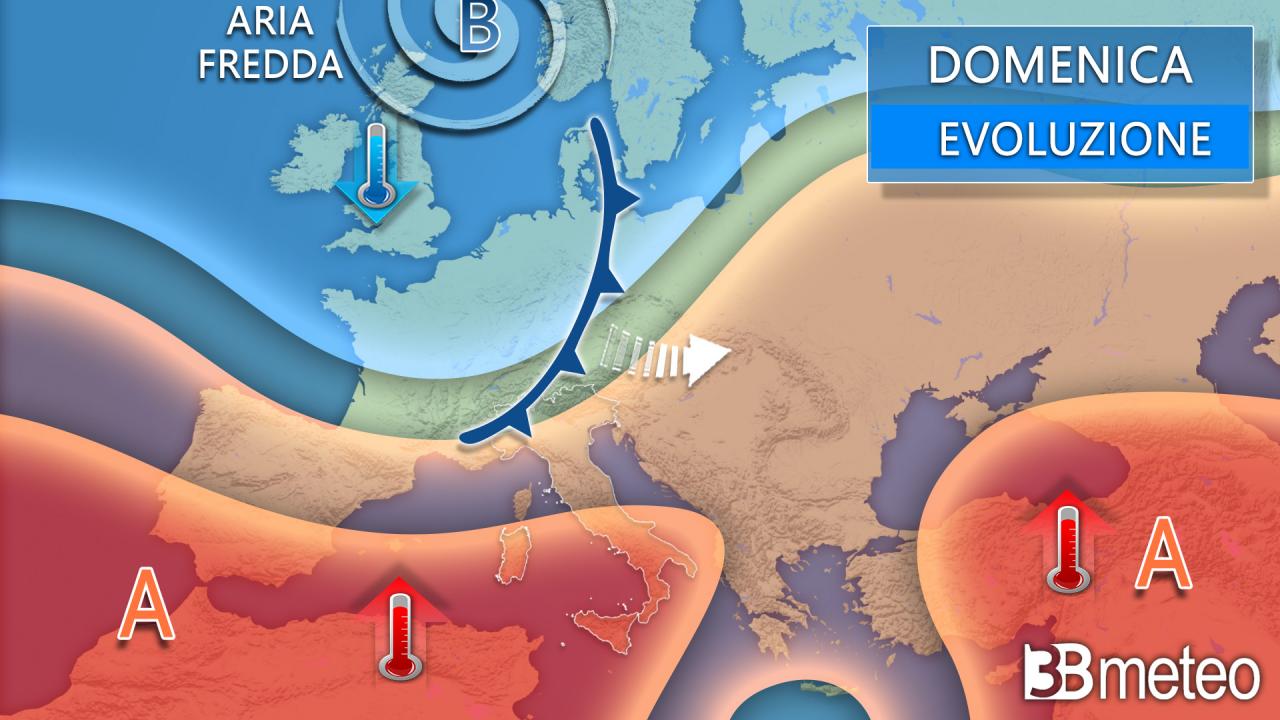 Cronaca Meteo - Prima perturbazione di novembre in azione sull'Italia con piogge e rovesci. Situazione e previsione prossime ore. « 3B Meteo