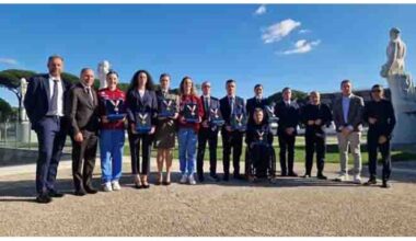 TANTO CICLISMO ALLA CERIMONIA DI CONSEGNA DEI COLLARI D'ORO 2025 DEL CONI