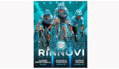 VF GROUP BARDIANI-CSF FAIZANÈ. RINNOVO PER MANUELE TAROZZI, VICENTE ROJAS E ALESSIO MARTINELLI