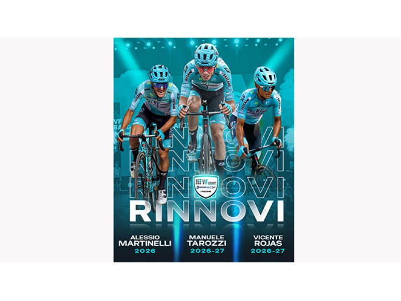 VF GROUP BARDIANI-CSF FAIZANÈ. RINNOVO PER MANUELE TAROZZI, VICENTE ROJAS E ALESSIO MARTINELLI