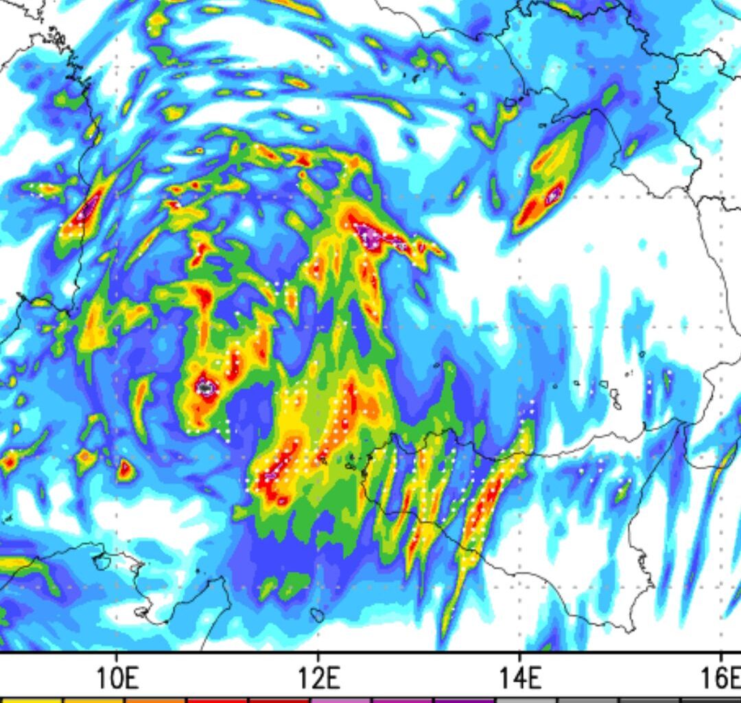 allerta per forti temporali. Allerta massima nel Trapanese