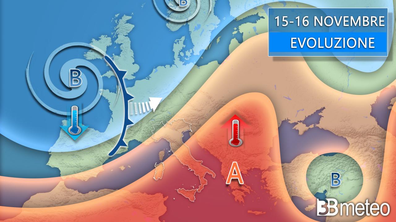 Torna qualche pioggia nel weekend. Ecco le regioni più esposte « 3B Meteo