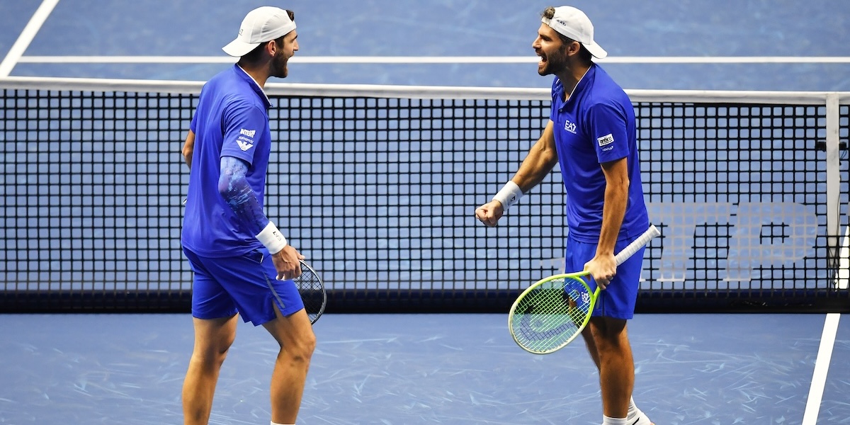 I tennisti Andrea Vavassori e Simone Bolelli sono in semifinale nel doppio alle ATP Finals