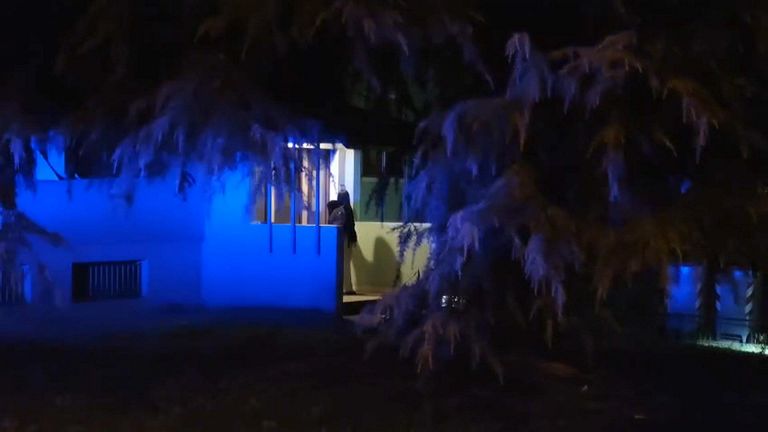 La scena della sparatoria di Udine