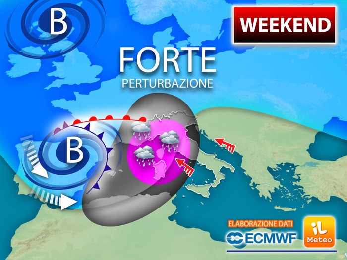 Weekend, cambia tutto. Sorpresa nelle Previsioni per Sabato 15 e Domenica 16 Novembre