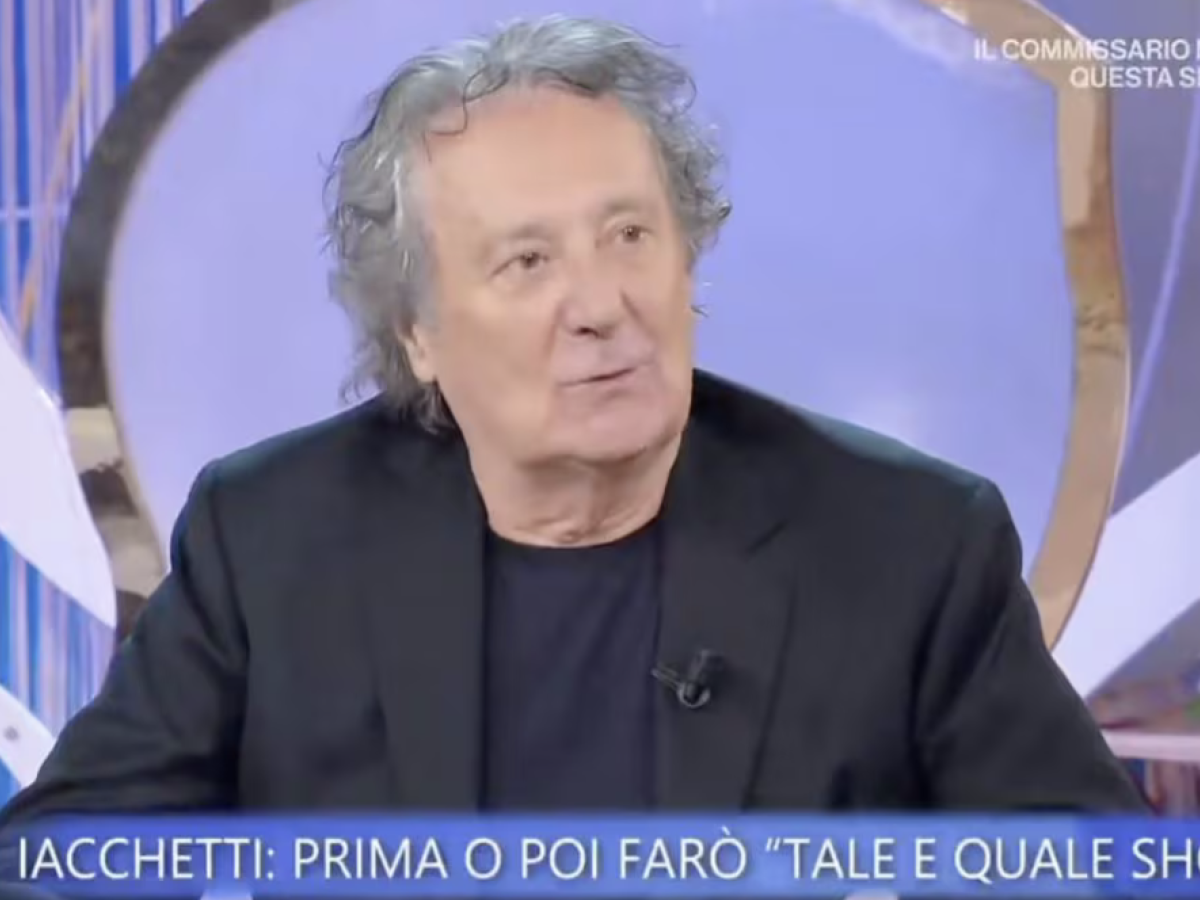 "Con il giusto cachet...". L'ultima rivelazione di Iacchetti