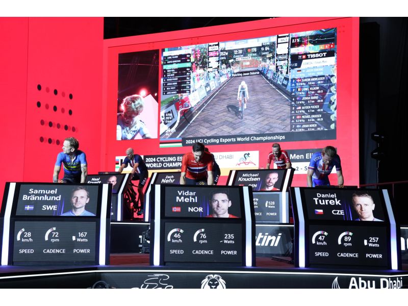 TUTTO PRONTO AD ABU DHABI, DOMANI CI SONO I MONDIALI UCI CYCLING ESPORTS DI MYWHOOSH