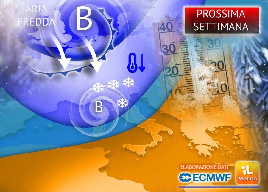 prima irruzione polare con Neve e Freddo