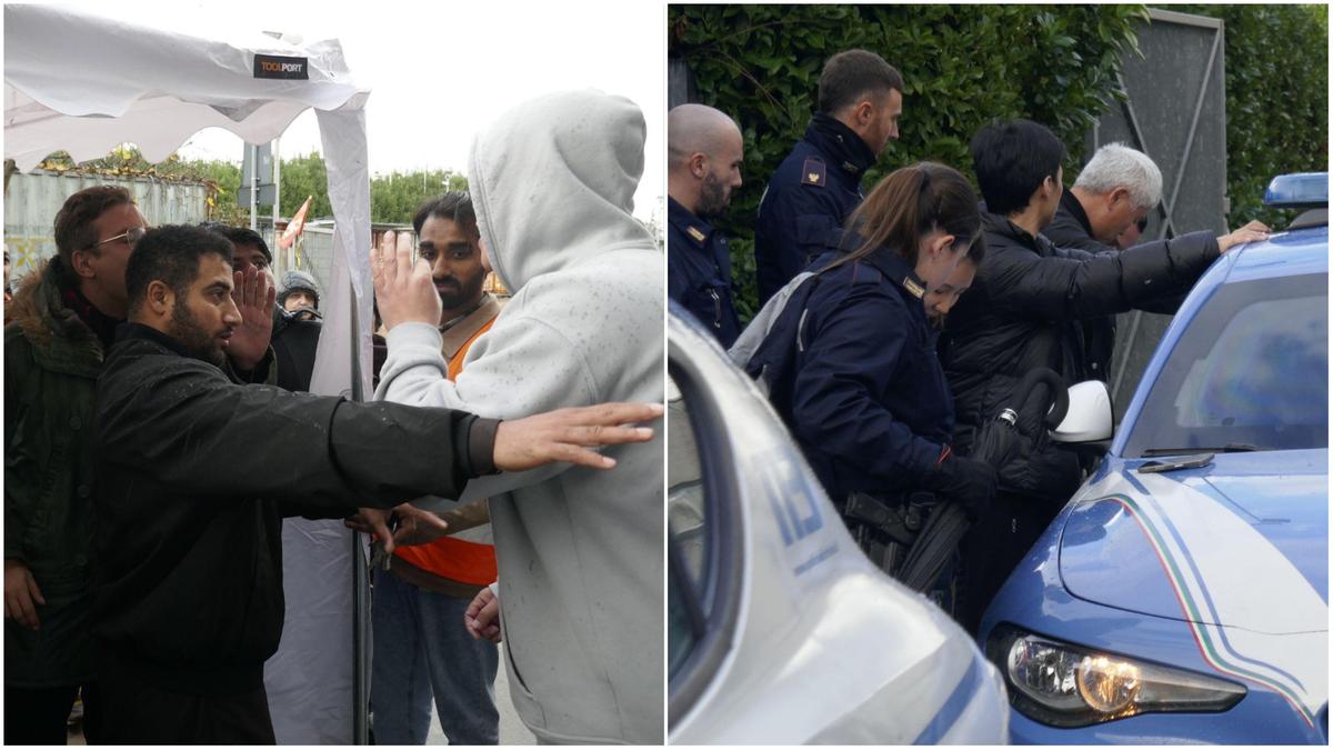Prato, picchiatori assoldati dalle aziende cinesi agli scioperi di bengalesi e pakistani. Feriti due poliziotti della Digos