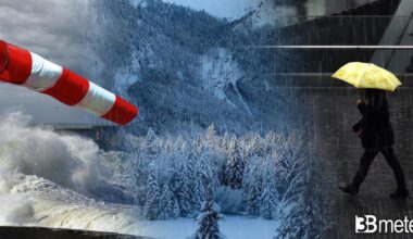 Nuovo e più incisivo impulso freddo in arrivo con profondo vortice di maltempo. Altra pioggia, vento forte e neve a quote basse. « 3B Meteo