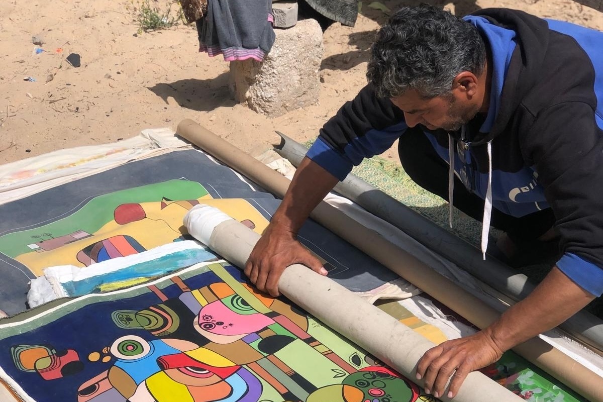 Salvare una galleria d'arte a Gaza, in mezzo alle bombe