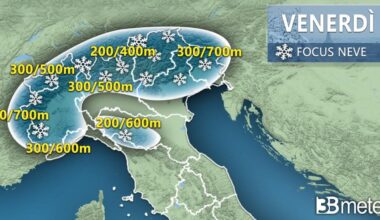 arriva la neve. Ecco tutte le tappe dei prossimi giorni « 3B Meteo