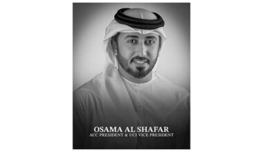 ADDIO A OSAMA AL SHAFAR, PRESIDENTE DELLA FEDERAZIONE ASIATICA, A LUNGO VICE DELL'UCI E PAPA' DELL'UAE TOUR