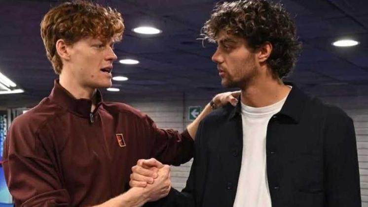 L'incontro Thomas Ceccon a Torino ha incontrato Jannik Sinner dopo la vittoria nella finale Atp