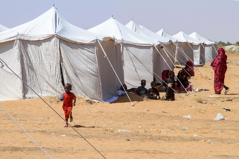 Il campo di El Fasher in Sudan 