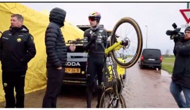 VAN AERT PENSA AL 2026 ED E' GIA' IN RICOGNIZIONE SULLE PIETRE DELLA ROUBAIX