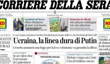 Le prime pagine di oggi