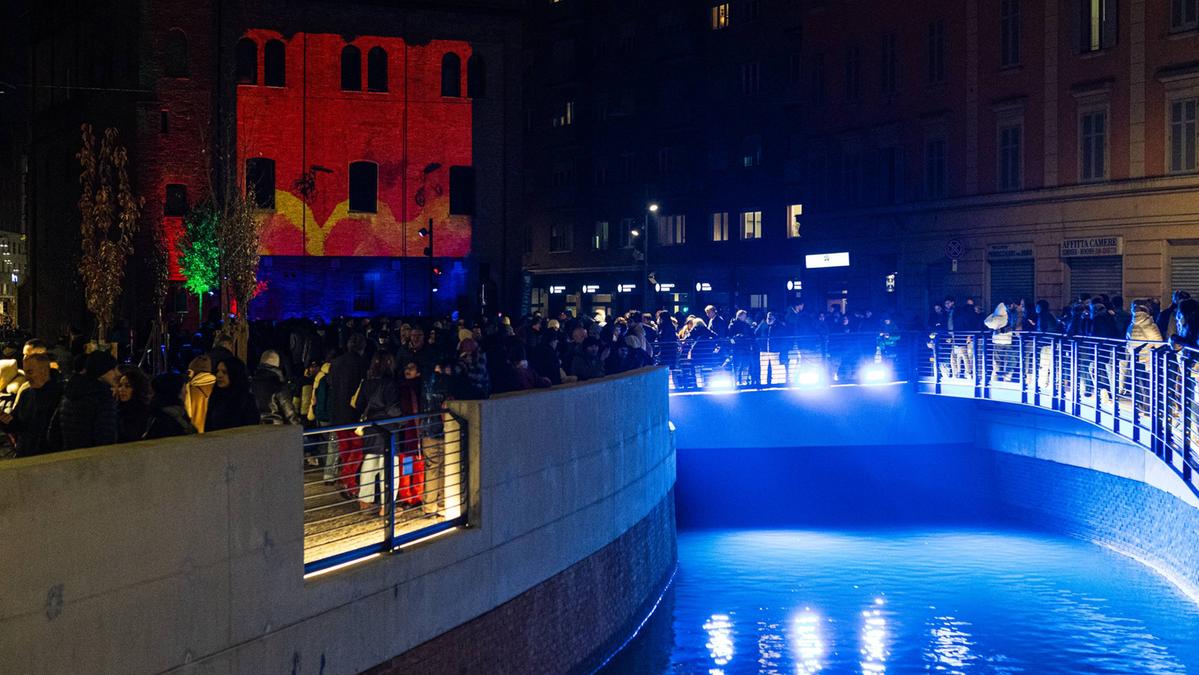 ecco il nuovo canale (scoperto) in via Riva Reno