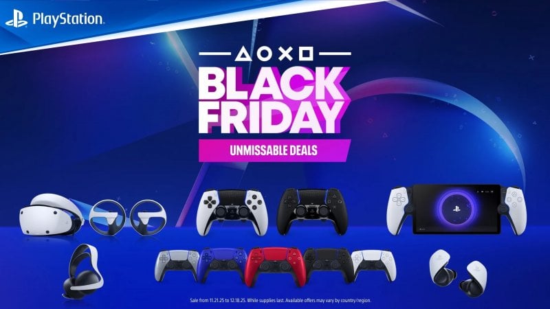 La locandina del Black Friday di Sony La locandina del Black Friday di Sony