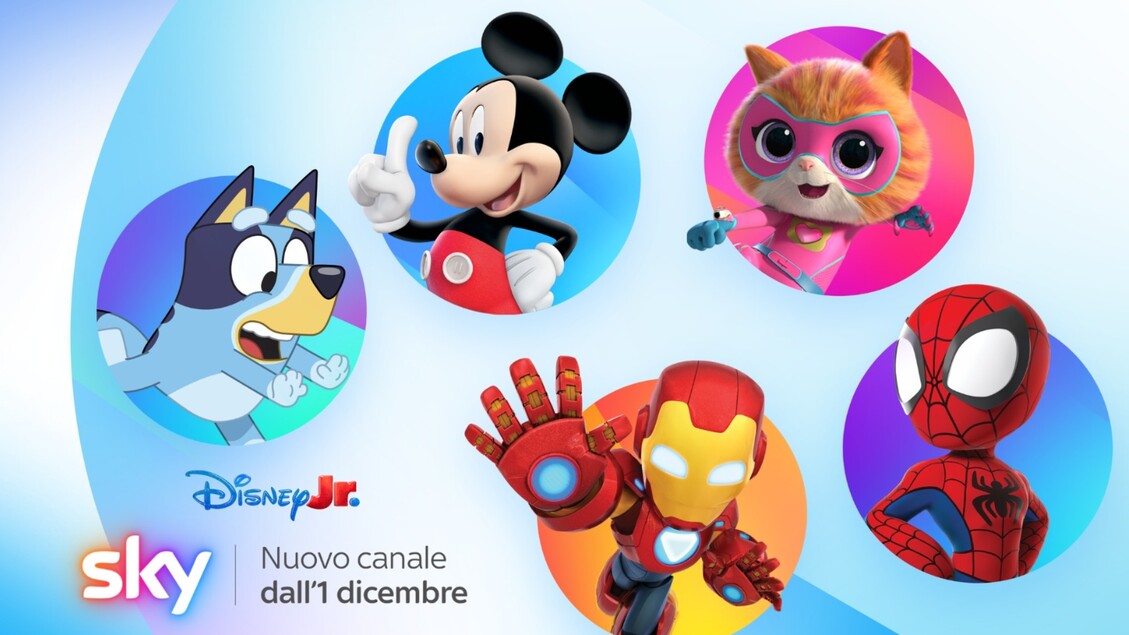 Su Sky arriva Disney Jr. per i bambini in età prescolare - Tv