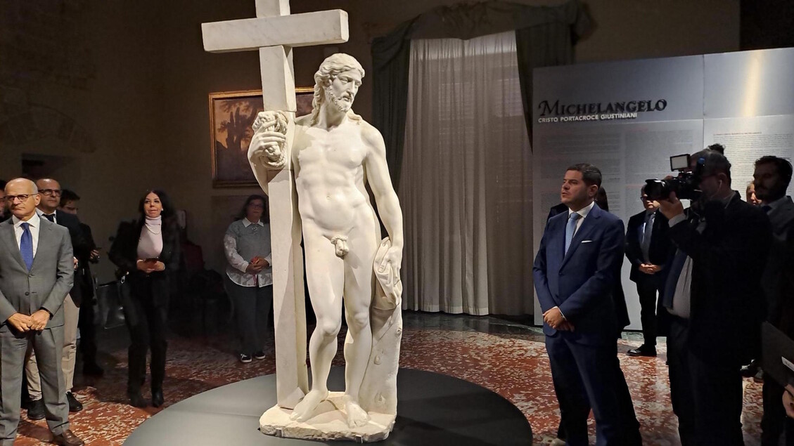 Il Cristo risorto di Michelangelo esposto a Palazzo dei Normanni - Arte