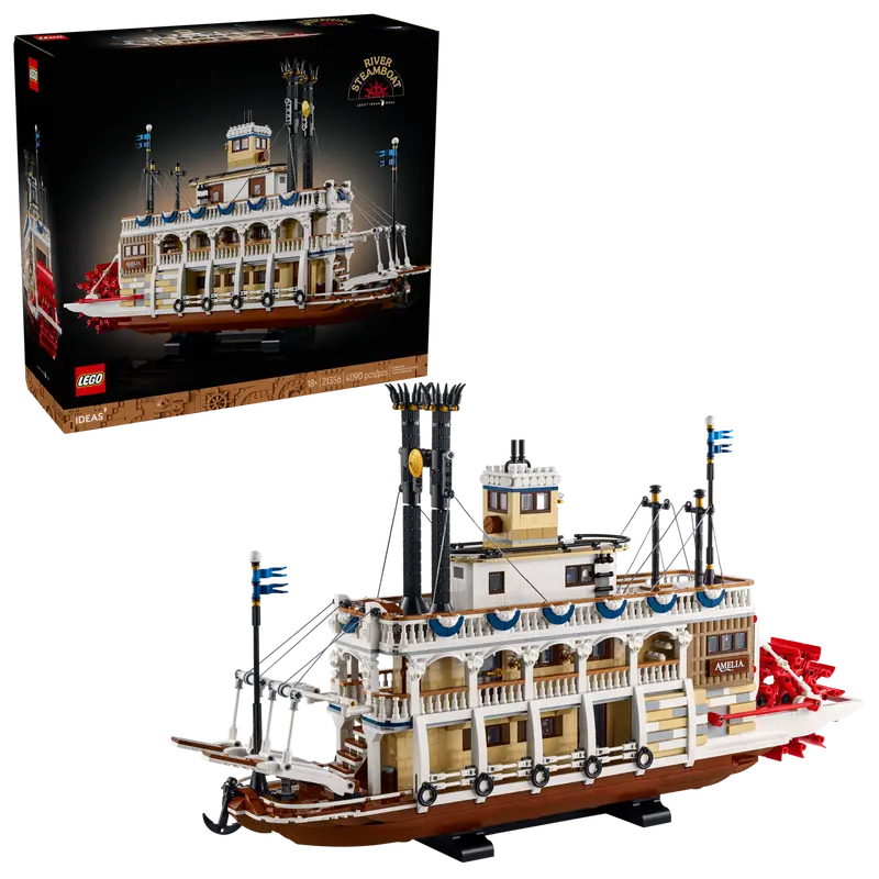 LEGO Ideas Battello a vapore fluviale LEGO Ideas Battello a vapore fluviale