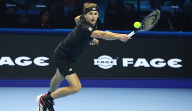 Zverev è il tennista che ha trascorso più ore in campo nel 2025. In classifica anche Musetti e Sinner