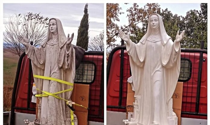 Statua Santa Caterina Torrenieri