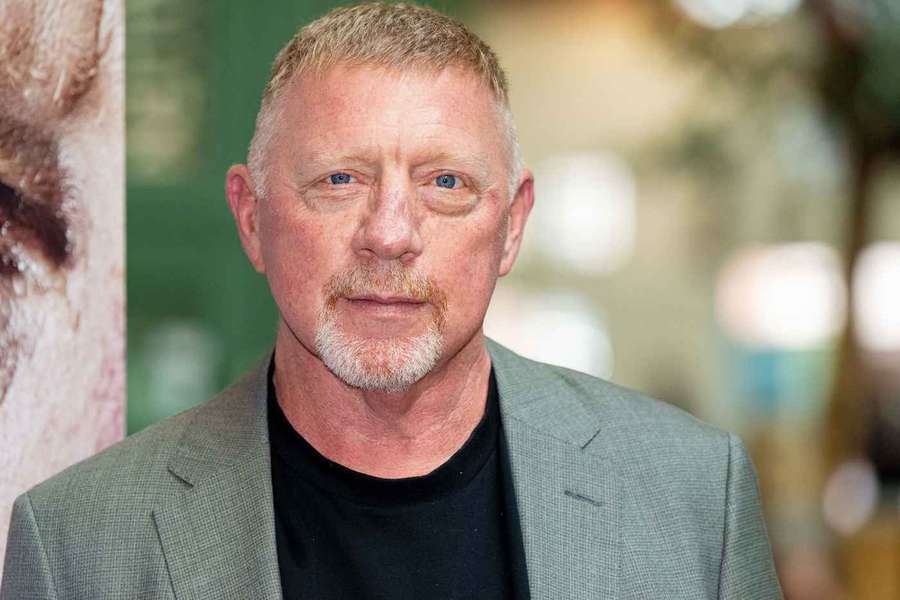La leggenda del tennis Boris Becker
