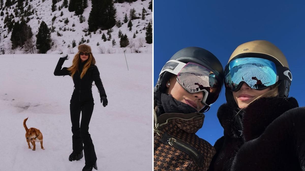 Laila Hasanovic sulla neve: le foto della fidanzata di Sinner