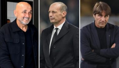 Spalletti, Allegri, Conte per la prima volta contro: si stimano e si combattono. Se indichi il traguardo diventano tutti cattivi