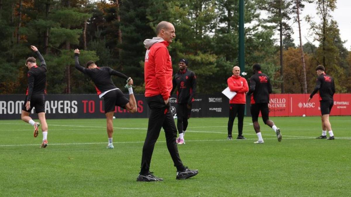 Milan, Allegri: "Leao e Nkunku? Curioso anch'io di vederli insieme"