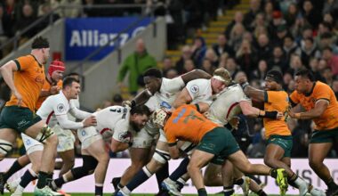 Rugby Inghilterra-Australia 25-7, Sudafrica-Giappone 61-7