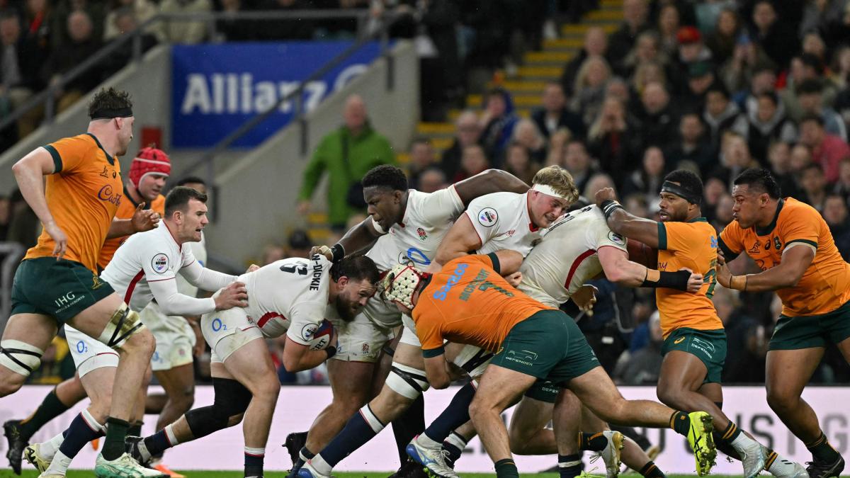 Rugby Inghilterra-Australia 25-7, Sudafrica-Giappone 61-7